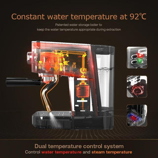 آلة القهوة شبه الاوتماتيكية من hebro inox