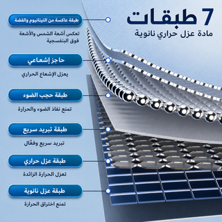 مظلة الزجاج الأمامي للسيارة قابلة للطي