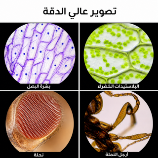 المجهر المحمول للاستكشاف العلمي بتكبير 60–120×