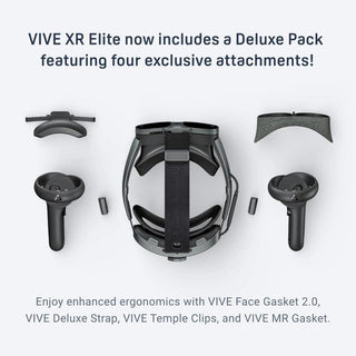 نظارات الواقع الافتراضي HTC Vive XR Elite مع أذرع التحكم