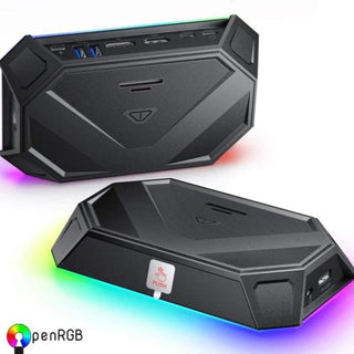 وصلة احترافية من JSAUX RGB Hub Dock