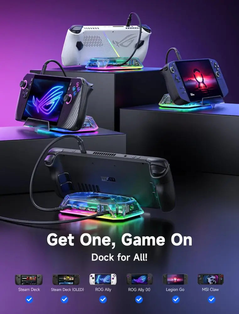 وصلة احترافية من JSAUX RGB Vision Dock