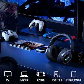 سماعة الألعاب اللاسلكية MCHOSE X9 (Tri-Mode + 7.1 )