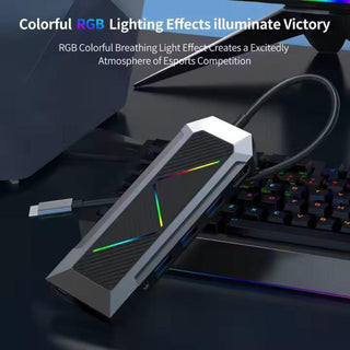 وصلة Fox RGB USB-C 9 في 1 - NMRSTOR