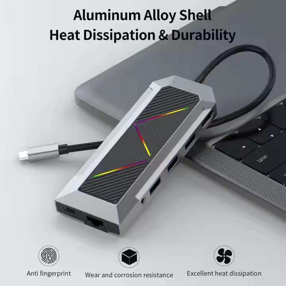 وصلة Fox RGB USB-C 9 في 1