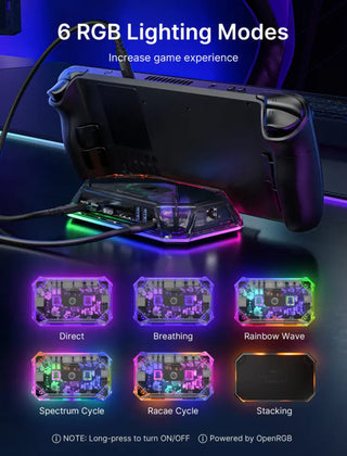 وصلة احترافية من JSAUX RGB Vision Dock