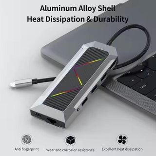 وصلة Fox RGB USB-C 9 في 1 - NMRSTOR