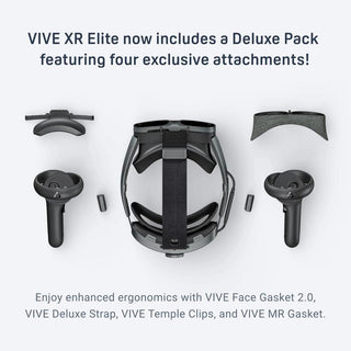نظارات الواقع الافتراضي HTC Vive XR Elite مع أذرع التحكم
