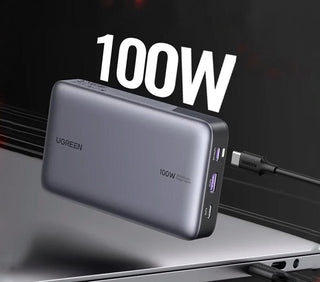 باور بانك بقدرة 100 واط وبسعه 20000 ملي امبير من براند {UGREEN}