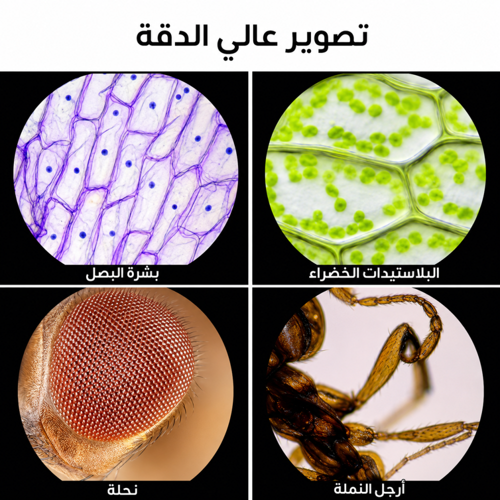 المجهر المحمول للاستكشاف العلمي بتكبير 60–120×